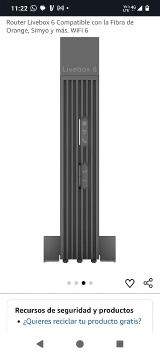 Router Livebox 6 WiFi 6