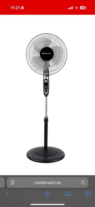 Ventilador de pie nuevo sin usar