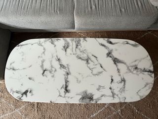 Mesa de centro Maisons du Monde efecto mármol