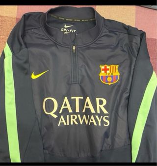 Sudadera Nike FCB Roja y Azul-Verde