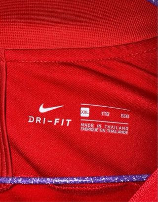 Sudadera Nike FCB Roja y Azul-Verde