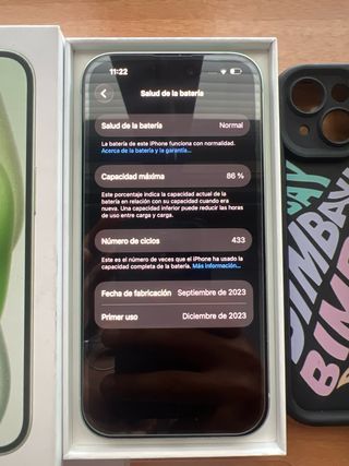iPhone 15 128GB Verde | Como nuevo