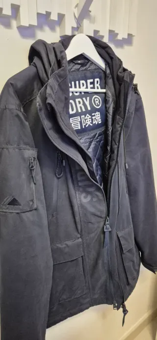 Parka Superdry Azul Marino Hombre