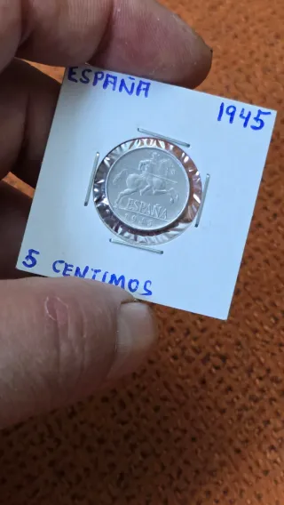 Moneda España 5 Céntimos 1945