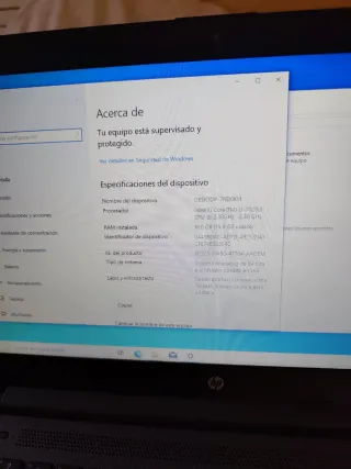 Portátil HP 16GB RAM 128gB SSD Gris
