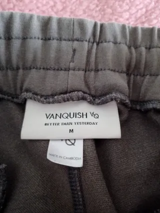 Pantalón elástico gris Vanquish chico