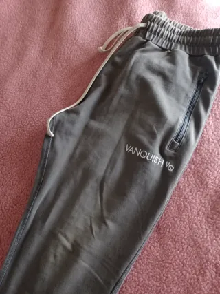 Pantalón elástico gris Vanquish chico