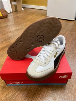 Zapatillas Puma Club Era II Jr Blancas