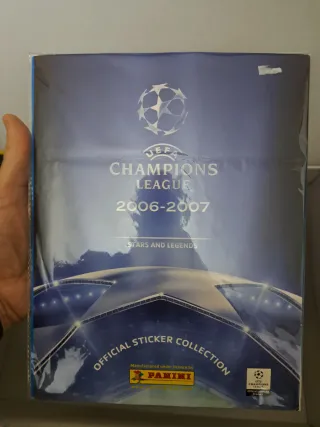 Álbum Champions League 2006-2007 Panini completo.