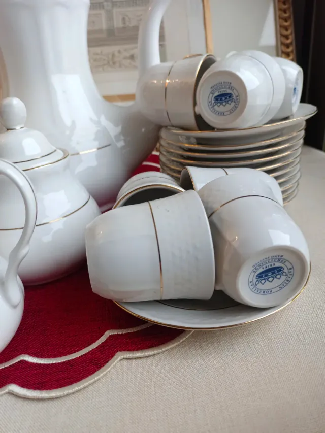 Juego de café de porcelana