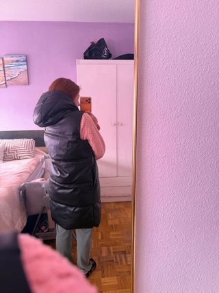 Chaleco largo acolchado capucha Primark