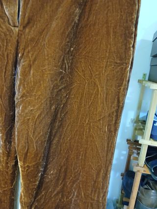 Pantalón Mango Terciopelo Marrón