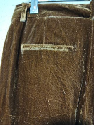 Pantalón Mango Terciopelo Marrón