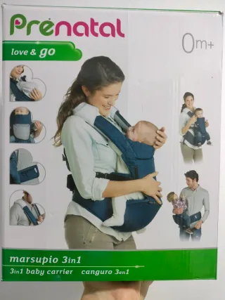 Mochila Porta Bebé Prenatal 3en1