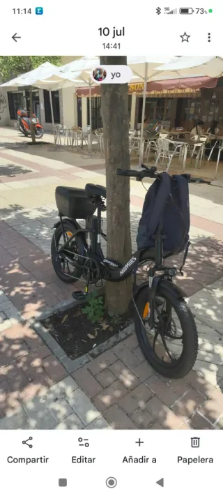 Bicicleta Eléctrica Plegable Hillmiies