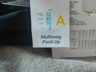 Sujetador multiposición negro 85A