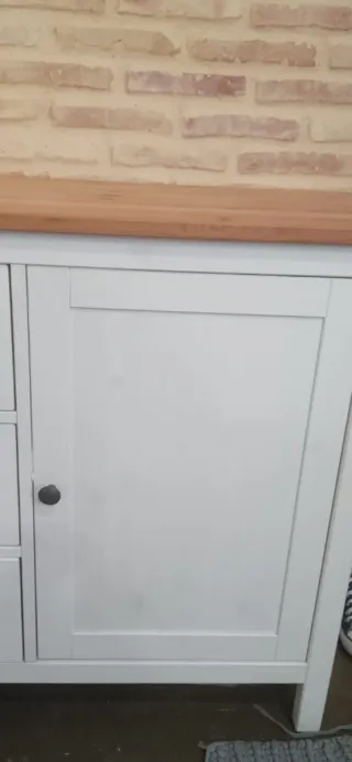 Aparador Blanco y Madera Ikea