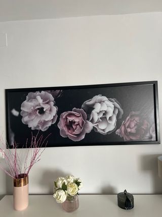 Cuadro Flores Rosas Ikea