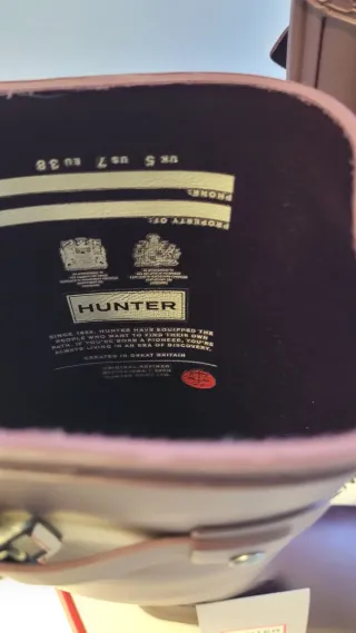 Botas Hunter Caña Alta Granate