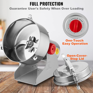 2000g Mulino Elettrico per Cereali, Macina Spezie