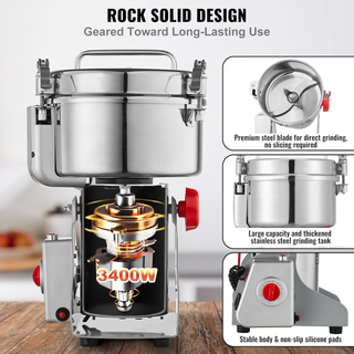 2000g Mulino Elettrico per Cereali, Macina Spezie