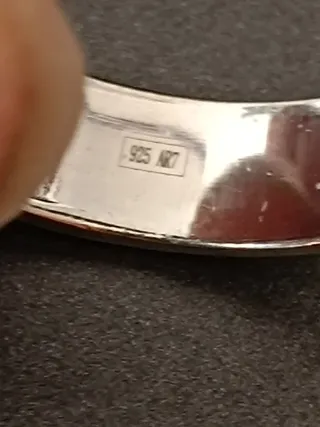 Anillo Plata con Circonitas-talla 15