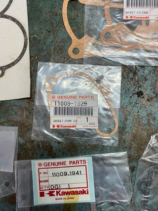 Kit juntas motor Kawasaki KR1S originales