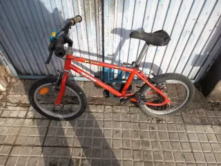 Bicicleta Infantil Roja Decathlon 16/1