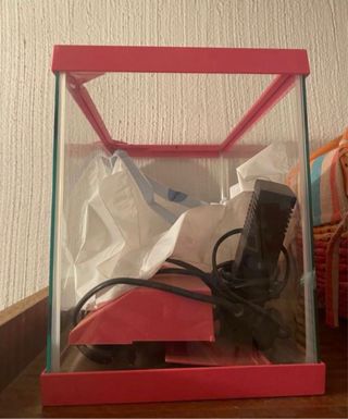 Pecera infantil con decoración de sirenas