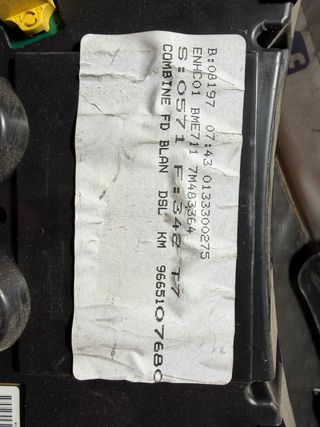 Cuadro Instrumentos Peugeot 308 2010