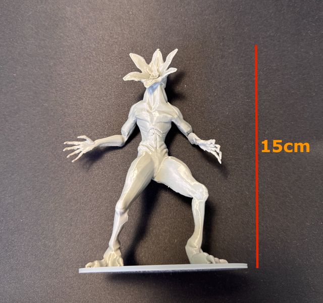 Figura Demogorgon Stranger Things para pintar