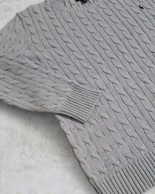 Polo Ralph Lauren Jersey Gris Talla M