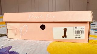 Botas altas nuevas beige y marrón