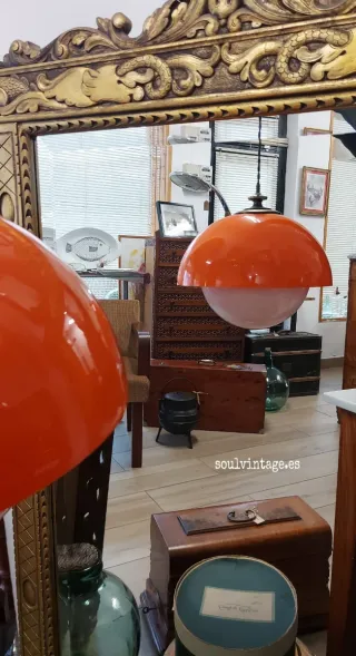 Lámpara Space-Age Naranja