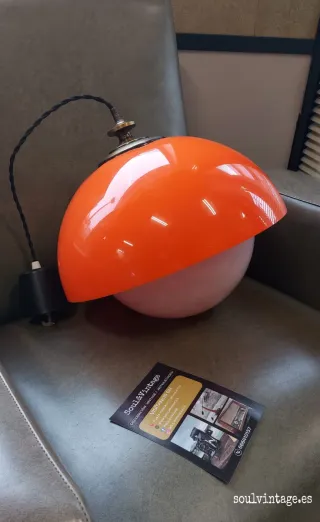 Lámpara Space-Age Naranja