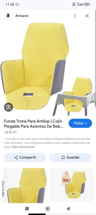 Funda Trona Antilop | Cojín Plegable