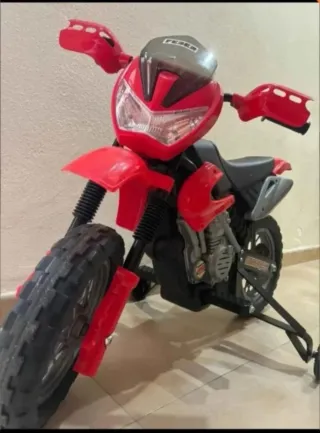 Moto Eléctrica Infantil Roja