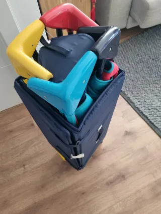 Cuna de viaje plegable