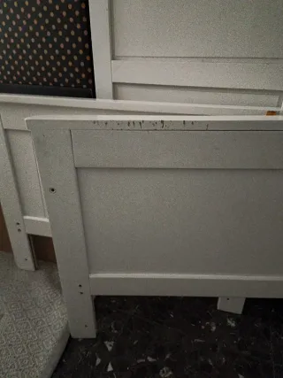 Colchón niño 150x70 + somier y estructura ikea