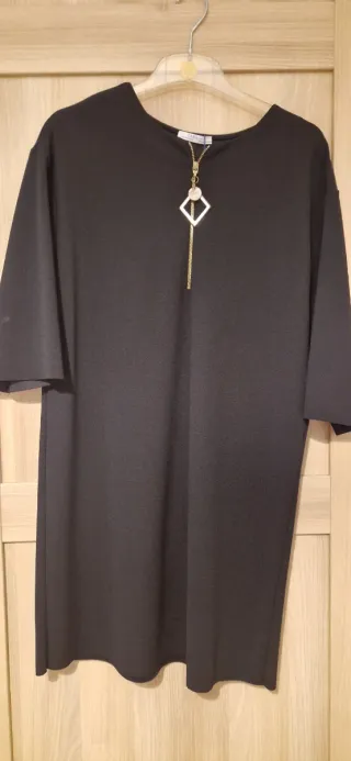 Vestido negro Zara talla M