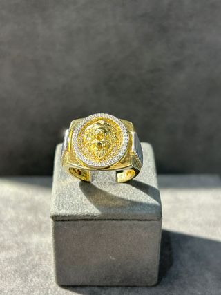 Anillo Sello Cabeza de León