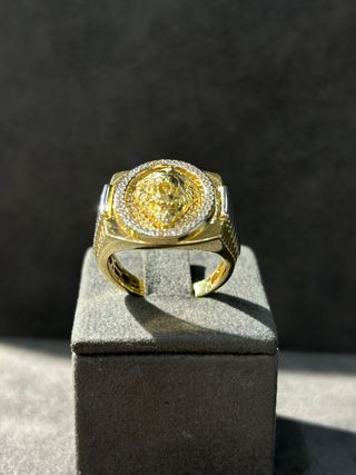 Anillo Sello Cabeza de León
