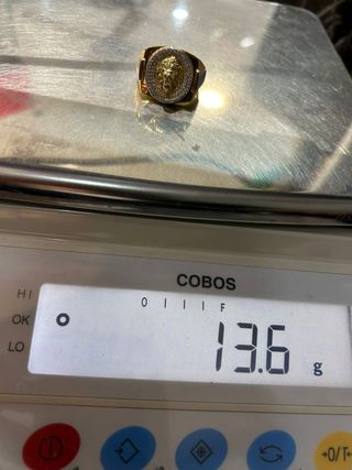 Anillo Sello Cabeza de León