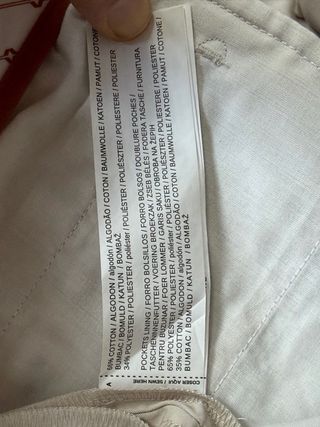 Pantalón corto beige Mango Man talla 38