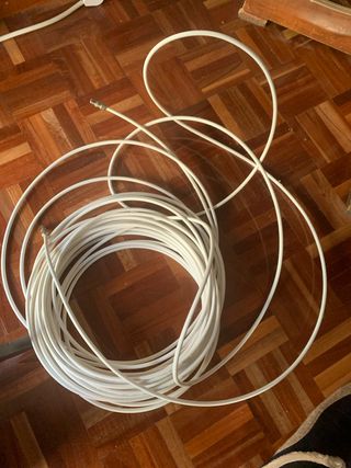 20 metros de Cable Antena TV Blanco