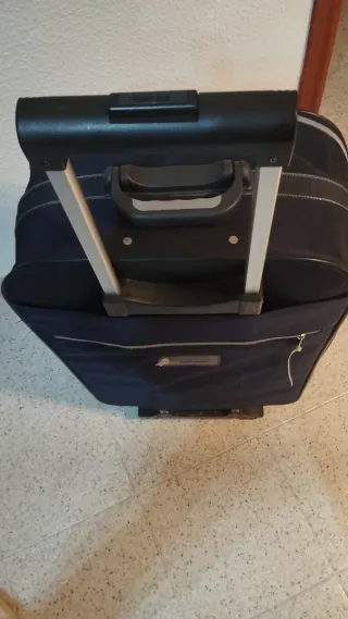 Maleta Platinium con ruedas azul