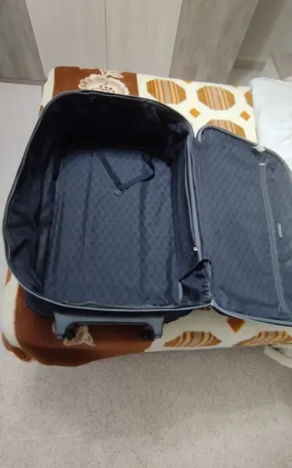 Maleta Platinium con ruedas azul