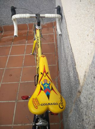 Bicicleta Carretera Zeus Amarilla y Azul