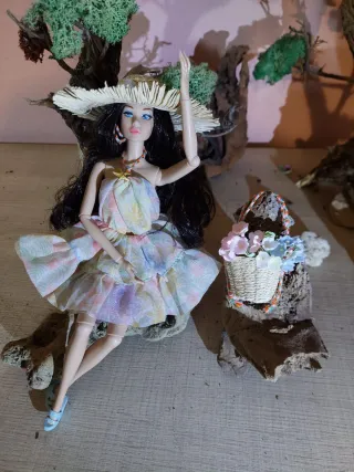 Muñeca Super Modelo Vestido Verano