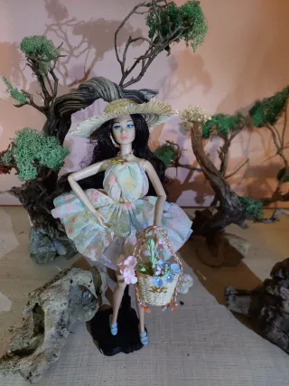 Muñeca Super Modelo Vestido Verano